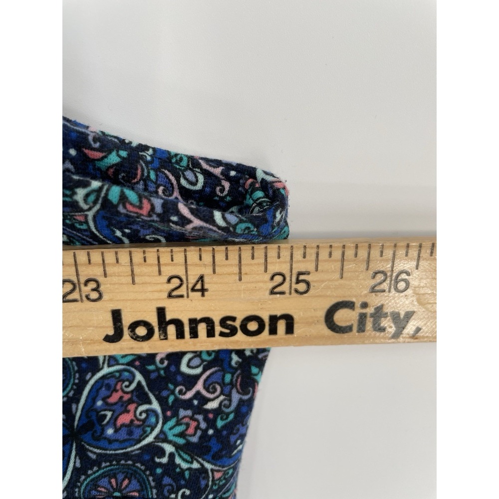 Talbots Womens Plus Size 2X Dress Blue Kaleidoscope Sleeveless Back Zip - Picture 5 of 9